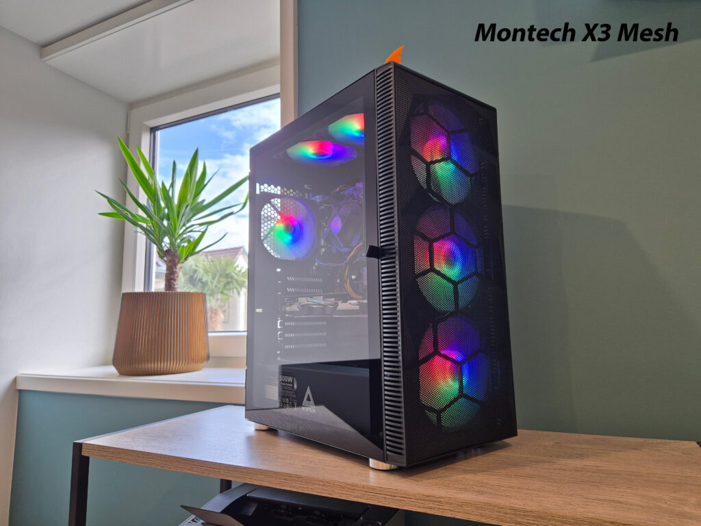 Montech X3 Mesh RGB Black - Afbeelding 2
