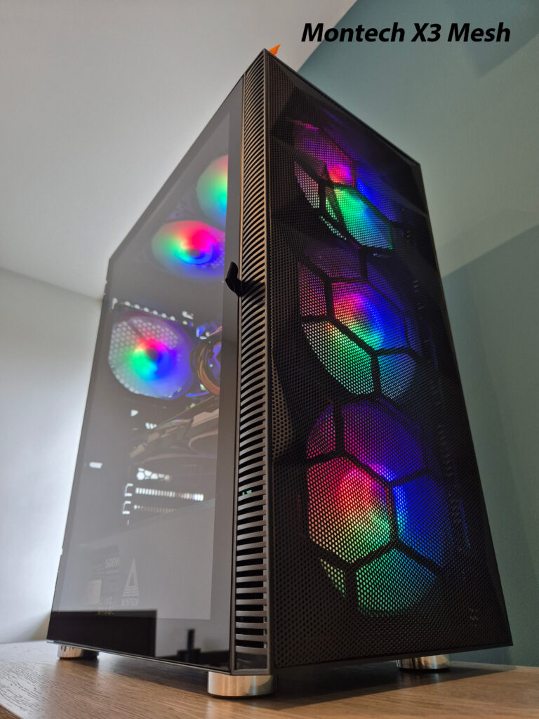 Montech X3 Mesh RGB Black - Afbeelding 3