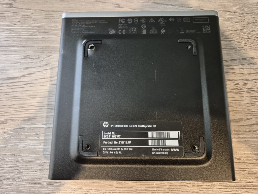 HP ELITEDESK 800 G4 Mini - Afbeelding 6