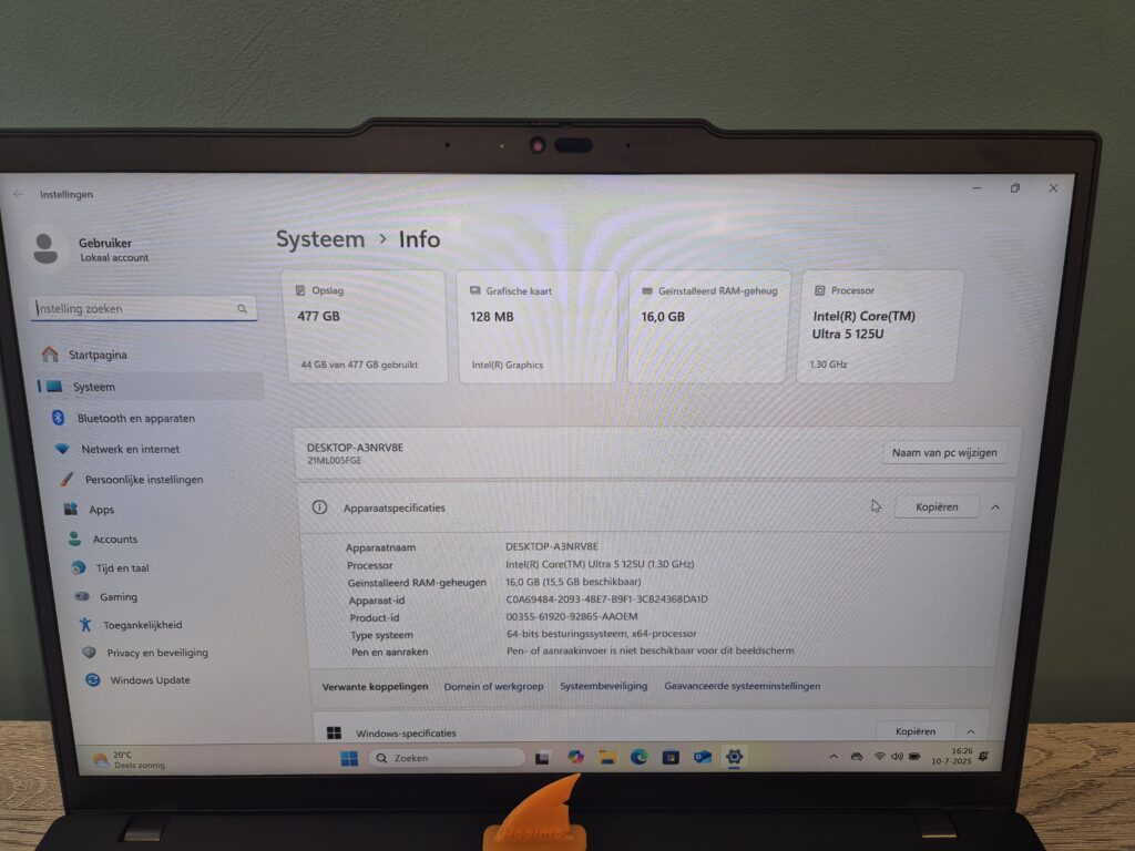 Lenovo Thinkpad T14 Gen5 - Afbeelding 4
