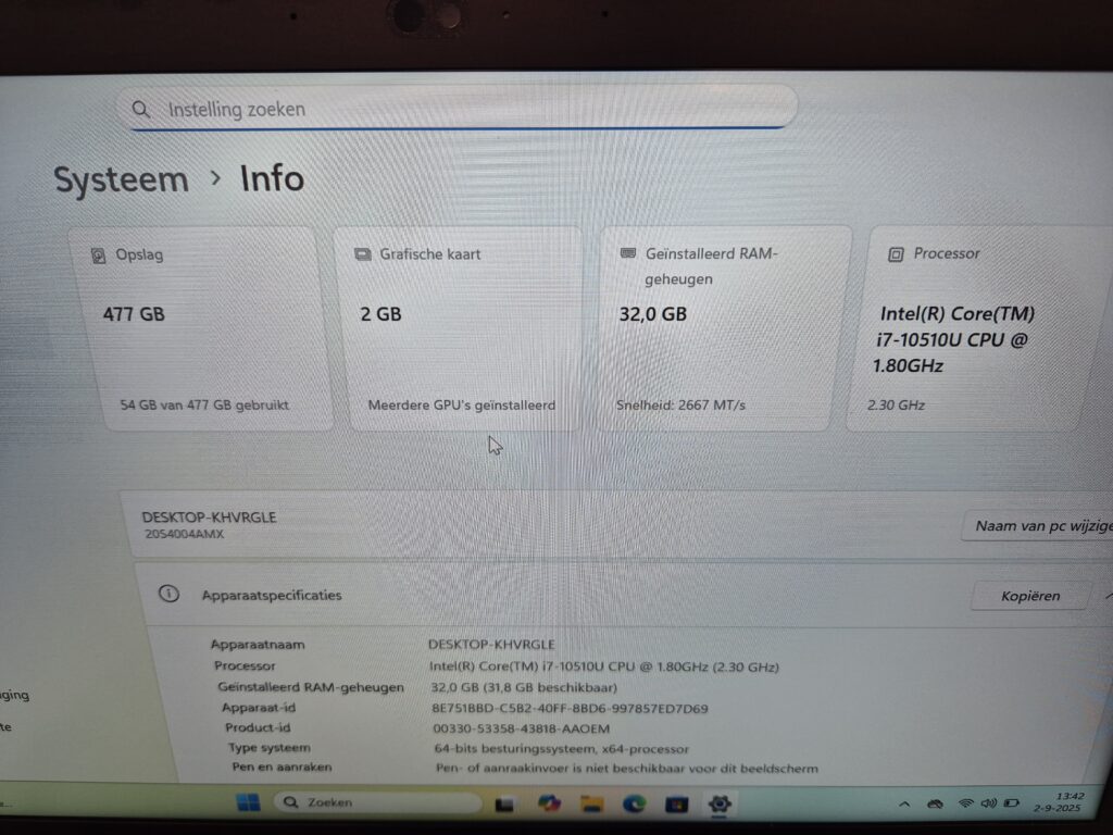 Lenovo Thinkpad P14S G1 - Afbeelding 4